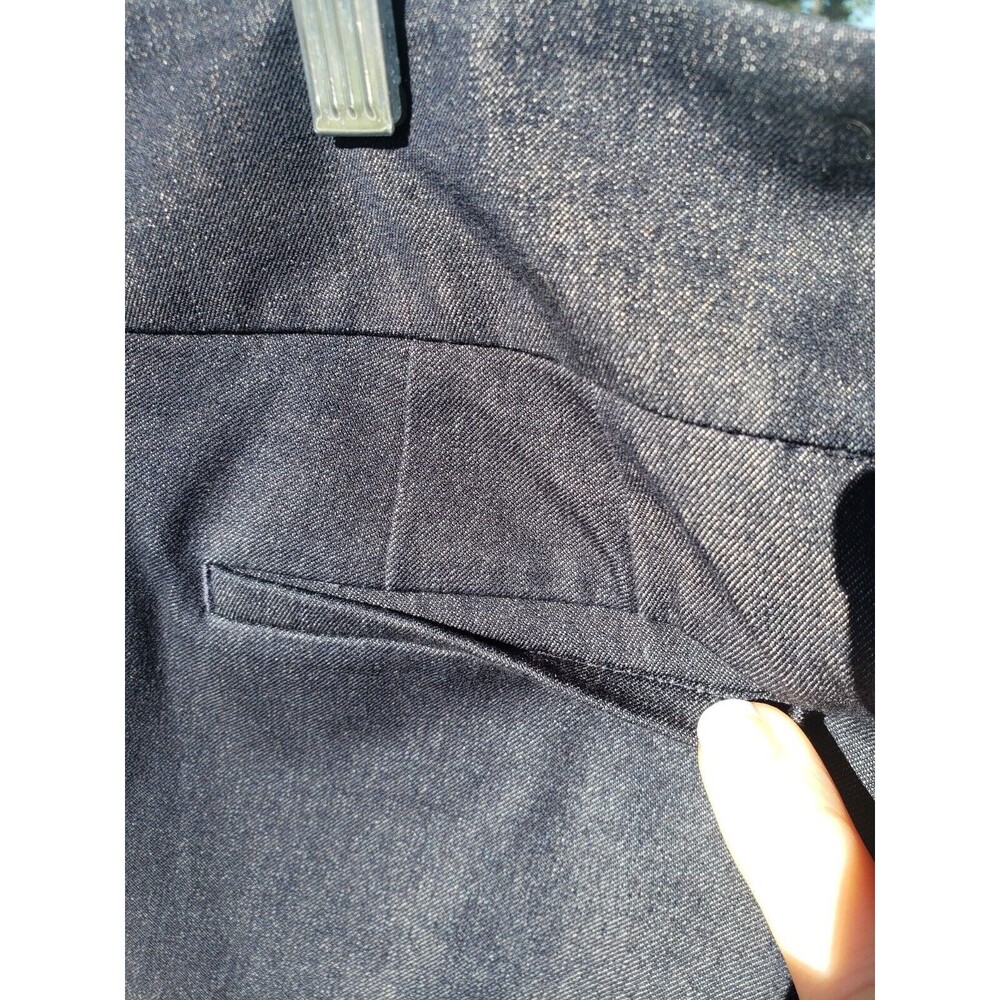 Talbots Women’s Size 2 Chatham Navy Blue Ankle Side Zip Pants EUC - Picture 5 of 13